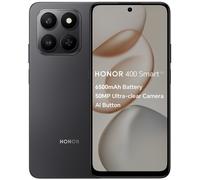 HONOR 400 Smart,5G Unlocked Mobile Phones,6.77-Inch 120Hz Eye Comfort Display,6350mAh Battery,50MP Ultra-clear Camera,Instant AI Button,4GB+256GB,5-star Drop Resistance,Dual SIM, Android 15,Black