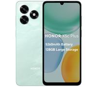 HONOR X5c Plus,Unlocked Mobile Phones, 6.74-Inch 90Hz Bright and Dynamic Display,128GB,5260 mAh Long-lasting Battery,50 MP Ultra-Clear Dual Camera,Powerful 8-Cores Processor,Dual SIM, Android 15,Cyan