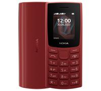 SIM Free Nokia 105 Mobile Phone - Red