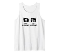 Sim Racer Your Husband My Husband Wife Funny Sim Racing Tank Top