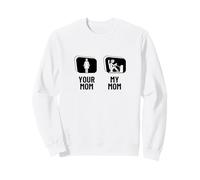 Sim Racer Your Mom My Mom Daughter Son Funny Sim Racing Sweatshirt