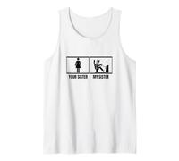 Sim Racer Your Sister My Sister Brother Funny Sim Racing Tank Top