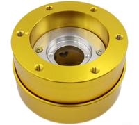 Sim Racing for Quick Release Adapter for MOZA R5 for r9 R16 R21 - CNC Aluminium Hub Wheel Mount Black(Golden)