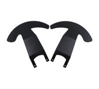 Sim Racing Paddle Extensions for G29 G923 Wheels(concave design) | High-grade metal construction, sl lack finish, 2-pack set, enhances durability, sim racing essential