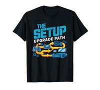 Sim Racing Rig Build Progression Controller Direct Drive T-Shirt