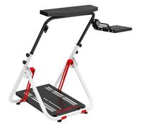 Sim Racing Wheel Stand Foldable Simulator Cockpit Wheel Stand Racing Steering Shifter Mount Fit for Logitech G25, G27, G29, G920 Racing Simulator Cockpit Video Game Accessories, Shifter Wheel Pedals