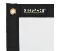 SIM SPACE DOUBLE SIDED GOLF LAUNCH MONITOR IMPACT SCREEN
