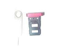 Sim Tray Card Holder SD Tray Free Pin Replacement for ASUS ROG Phone 5 ROG5 I005DA ZS673KS (Red)