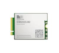 SIM8202G-M2 SIMCom Original 5G Module M.2 Form Factor High Throughput Data Communication Supports R15 5G NSA/SA up to 2.4Gbps Data Transfer Four Antennas Support