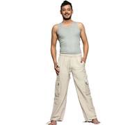 Simandra Cargo Trousers from Cotton - Work With Elastic Band - Many T