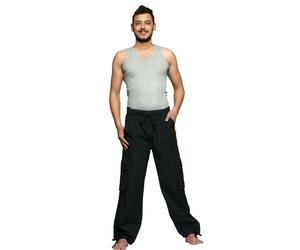 Simandra Cargo Trousers from Cotton - Work With Elastic Band - Many T