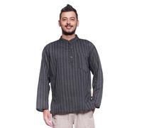 Simandra Men Kurta Classic Striped Black