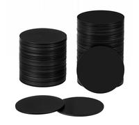 simarro 50 Pcs NFC Tags, NTAG215 Tags Stickers Rewritable Round NFC Chip Black NFC, 504 Bytes Memory Compatible and NFC Enabled Phones and Devices (No Adhesive)