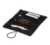 Simaru Leather Tobacco Pouch Turner Bag XXL Made in EU (Black)