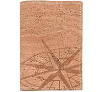 SIMARU Passport holder made of elegant cork leather in beige, protective cover for your passport; water-repellent and robust, sustainable and vegan; the perfect protection for your travel documents or