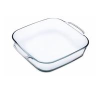 Simax 021 003 005 Square Dish 1.6 L Roasting and Baking Bowl, Glass, Transparent