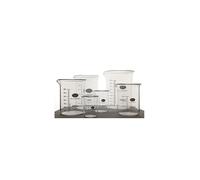 Simax 2 Litre Glass Laboratory Beaker 2000ml | 13 Different Low Form Lab Beaker Sizes | Available from 5ml to 5000ml | All Borosilicate 3.3 Glass