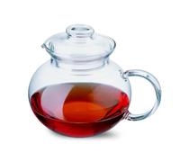 Simax Glass Teapot for Stovetop: Glass Tea Kettle for Stove Top - Tea Pots for Stove Top - Stovetop & Microwave Safe Kettles for Boiling Water - Clear Glass Tea Pot with Spout -1 Quart/4 Cup Teapots