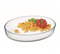Simax Glassware 8593419414343 Simax Oval Dish 2.2 l, Glass, Clear
