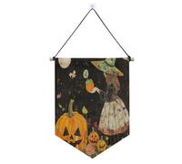 Simayan75597_48535_witch_composting_jack-o-lanterns_into_magica_6bfb54f3-7977-43c9-9722-db36765506d4 banner hanging with telescopic rod flags banner yard decorations outdoor for Indoor,Outdoor