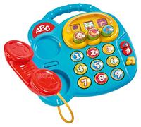 Simba 104010016 20 cm ABC Telephone/with Different Sounds/Rotating Picture Display, Multi-Coloured