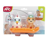 Simba 104010092 ABC Small Animal Sailors, Boat with 2 Vinyl Animals to Clip on, 10 cm, from 12 Months