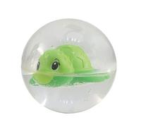 Simba 104010105 ABC Grip and Bath Ball, Soft, Flexible Ball, Filled with Water, Turtle and Colourful Beads, 8 cm, from 12 Months