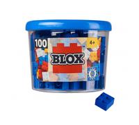 Simba 104114112 "Blox 4-Stud Blue Building Blocks Set (100-Piece)