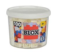 Simba 104114113 "Blox 4-Stud White Building Blocks Set (100-Piece)