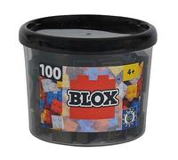 Simba 104114114 "Blox 4-Stud Black Building Blocks Set (100-Piece)