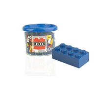Simba 104118881 "Blox 8-Stud Blue Building Blocks Set (40-Piece)