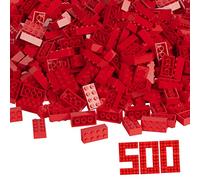 Simba 104118922 "Blox 8-Stud Red Building Blocks Set (500-Piece)