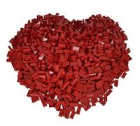 Simba 104118922 "Blox 8-Stud Red Building Blocks Set (500-Piece)