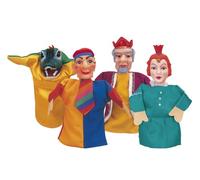 Simba 104588490 Punch and Judy Puppets Assorted Pack of 4/10 cm