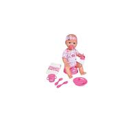 Simba 105039005 New Born Baby Doll Toy & Accessories | Drink and wet functions | 38cm tall | Ages 3+
