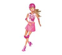 105733268 - Steffi Love Glitter Skates, Toy Doll in Glitter Roller Skate Outfit, Protector and Helmet, 2-in-1 Roller Skates become High Heels, 29 cm,