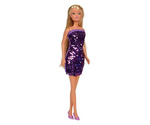 Simba 105733366 - Steffi Love Doll in Cool Sequin Dress, with Swap Effect, Reversible Sequins, 29 cm, from 3 Years