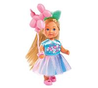 Simba 105733474 Evi Love Balloon, Doll in Cute Dress with Bow in Hair and Balloon, Only One Item Delivered