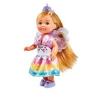 Simba 105733499 Evi Love Unicorn, 2 Assorted Designs, Only One Item Delivered, Doll as Cute Fairy with Unicorn Print and Wings for Weight Loss, 12 cm, for Children from 3 Years