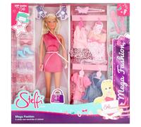 Simba 105736015 - Steffi Love Mega Fashion Playset, meerkleurig, 29 cm, vanaf 3