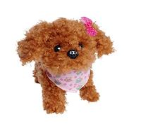 Simba 105890015 ChiChi Love Tea Cup Poodle Puppy, Plush Dog Runs, Barks, Wiggles with Tail, 16 cm, from 3 Years