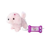 Simba 105893237 ChiChi Love Little Puppy, Two Functions, Cable Controlled, Runs, Barks and Wiggles, 17 cm, from 3 Years