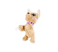 Simba 105893500 - ChiChi Love Baby Boo, German Version, Responds to 12 Voice Commands, With Over 60 Different Sounds, 30 cm, Chihuahua Plush Dog, Interactive Pet, from 3 Years,Rosa