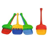 Simba 107101141 Shovel and Rake Set, 4 Assorted Designs - Only One Set, Shovel 31 cm, Rake 25 cm, Sand Pit, Sand Toy