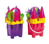 Siva Toys 225167 Siva ''Sandeimerset Castle Glitter 7 Pcs. '' Multi Colour