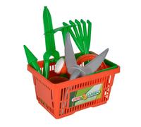 Simba 107134088 "Green Garden in Basket Garden Tools Set