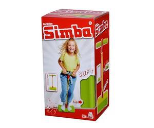 Simba 107306087 Pogo Jumper, Extra Soft Jumping Platform, Jumping, Bouncing, Stilts, Garden Toy, Outdoor, with Squeaker, 40-90 cm, from 3 Years