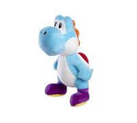 Simba 109231538ONL Super Mario Plush Yoshi in Blue, 20 cm Plush Figure, Suitable from the First Months of Life