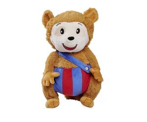 Simba 109241017 Bobo Siebenschläfer Cuddly Toy, Sing with Mir Plush Toy, Plays Music, 35 cm Cuddly Fun, Suitable for Children from the First Months of Life