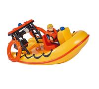 Simba 109252571 - Fireman Sam - Neptune, Boat with Figure - New